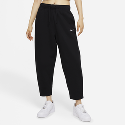 Women's - Nike NSW Essential Fleece Pants  - Black/White
