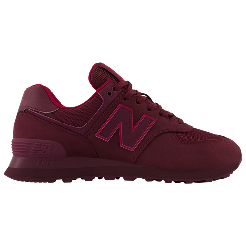 New Balance 574 Classic - Women's Running Shoes - Burgundy / Burgundy - WL574HW2-B