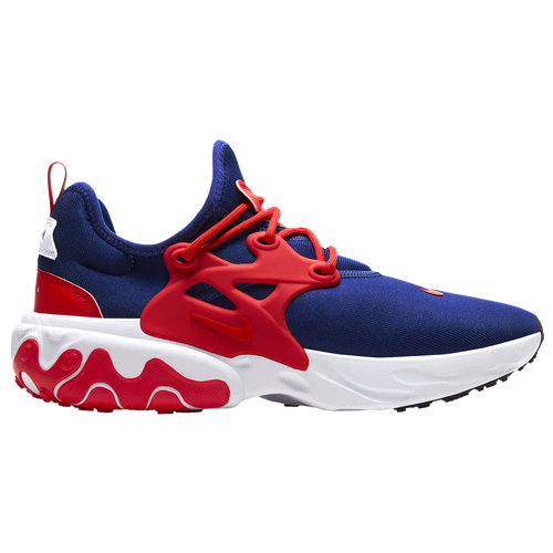 Nike React Presto "usa" Sneakers In Obsidian/university Red/white