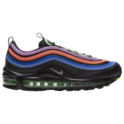 Women's - Nike Air Max 97 - Black/Silver/Electro Green
