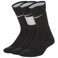 Nike 3 Pack Elite Crew Socks - Nike Black/White