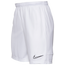 Nike Academy Shorts - Men's White/White/Black