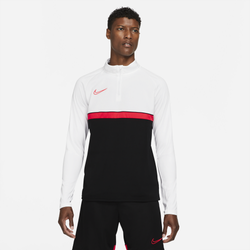 Men's - Nike Academy Drill Top - Black/White/Bright Crimson