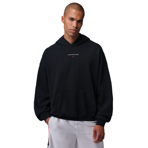 MENS - Jordan Flight Fleece Pullover LB - Black