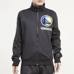 Men's - Pro Standard Warriors Track Top - Black/Black