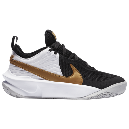 

Nike Boys Nike Hustle D 10 - Boys' Grade School Basketball Shoes Black/Metallic Gold/White Size 06.5