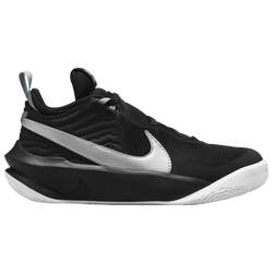 Boys' Grade School - Nike Hustle D 10 - Black/Metallic Silver/Volt