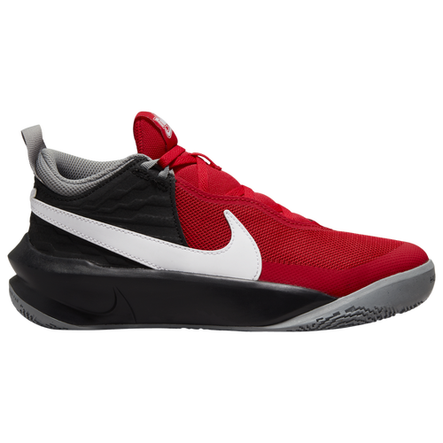 

Nike Boys Nike Hustle D 10 - Boys' Grade School Basketball Shoes Univ Red/White/Particle Gray Size 7.0