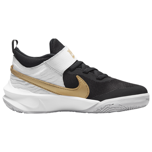 

Nike Boys Nike Hustle D 10 - Boys' Preschool Basketball Shoes Black/Metallic Gold/White Size 01.5