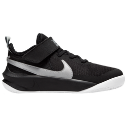 Boys' Preschool - Nike Hustle D 10 - Volt/Metallic Silver/Black
