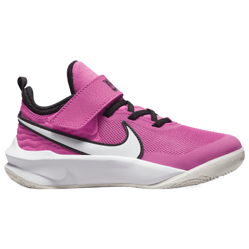 

Nike Girls Nike Team Hustle D 10 - Girls' Preschool Basketball Shoes Cosmic Fuchsia/White/Summit White Size 2.5