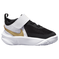Boys' Toddler - Nike Team Hustle D 10 - Black/Gold/Photon