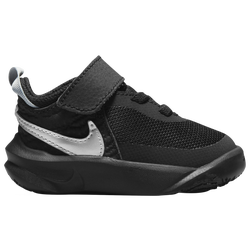 Boys' Toddler - Nike Team Hustle D 10 - Black/Silver/Volt