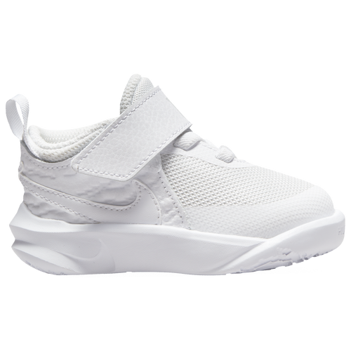 

Nike Boys Nike Team Hustle D 10 - Boys' Toddler Basketball Shoes Photon/White/White Size 4.0