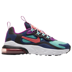 Boys' Preschool - Nike Air Max 270 RT - Blue Void/Purple/Green