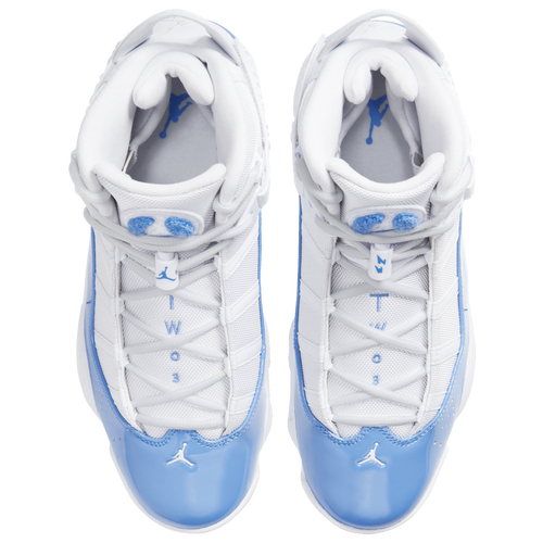 Jordan 6 rings baby blue and white online