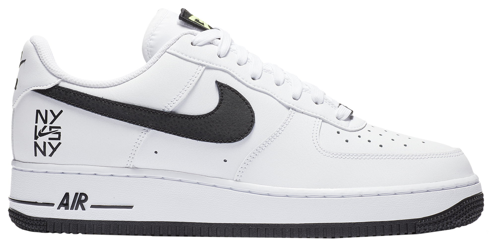 white with black check air force 1
