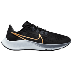 Women's - Nike Air Zoom Pegasus 38 - Black/Metallic Gold/Blue