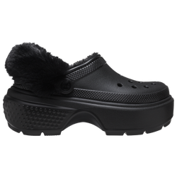 Women's - Crocs Stomp Lined Clogs - Black