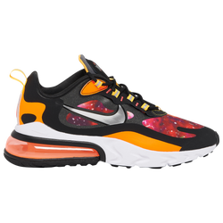 Men's - Nike Air Max 270 React - Black/Metallic Silver/White