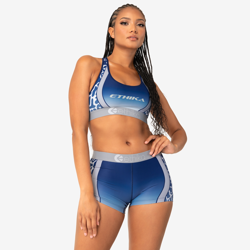 

Ethika Womens Ethika SZ Apex Boogie Down Staple Shorts - Womens Blue Size L