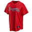 Nike Braves Replica Team Jersey - Men's Red/Red