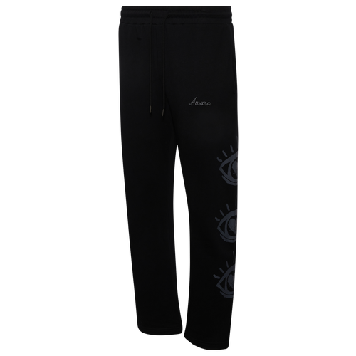 Shop Aware Brand Mens  3 Eye Sweat Pants In Black/gray