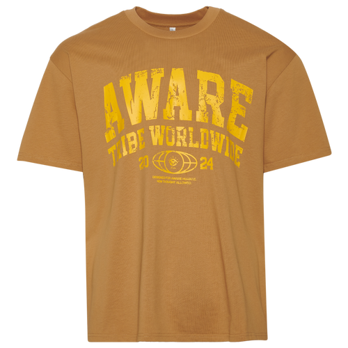 

Aware Brand Mens Aware Brand Awe WRD WD T-Shirt - Mens Multi Color Size S