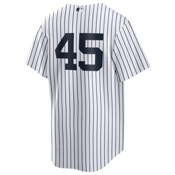Men's - Nike Yankees Replica Player Jersey - White/White