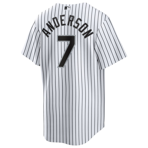 

Nike Mens Tim Anderson Nike White Sox Replica Player Jersey - Mens White/Black Size M