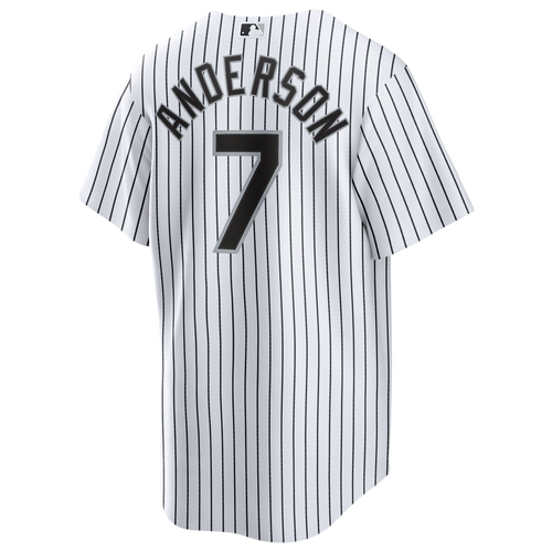 

Nike Mens Tim Anderson Nike White Sox Replica Player Jersey - Mens White/Black Size L