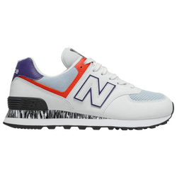 Women's - New Balance 574 Classic - White/Ghost Pepper