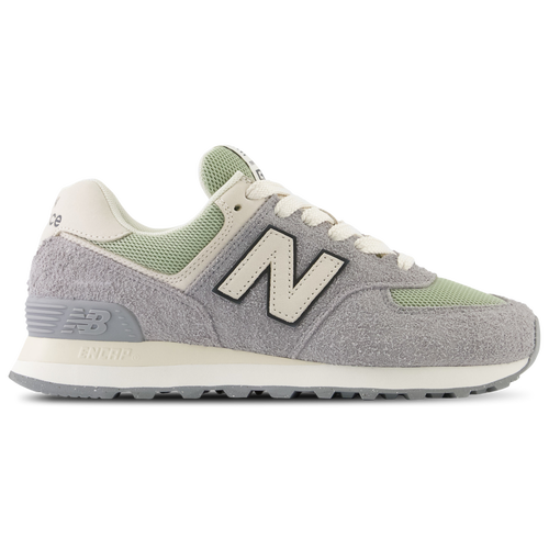 Women's - New Balance 574 - Gray/White