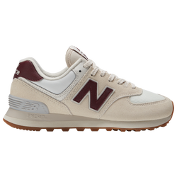 Women's - New Balance 574 - White/Brown