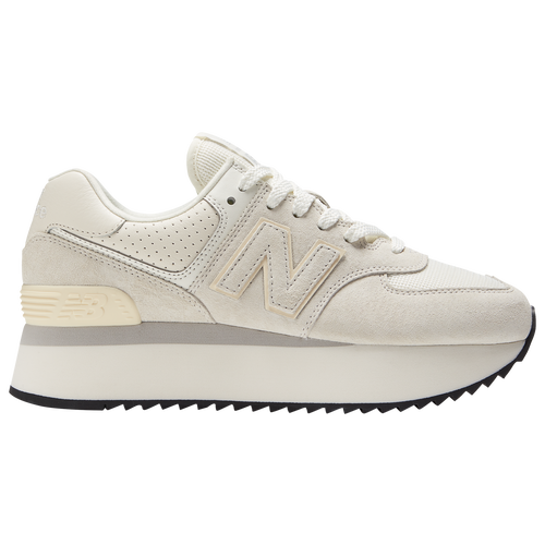 

New Balance Womens New Balance 574 Stacked - Womens Running Shoes White/White Size 9.5