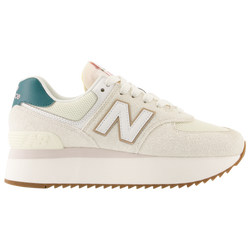 Women's - New Balance 574 Stacked - Beige/Green