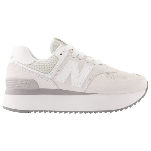 

New Balance Womens New Balance 574 Stacked - Womens Running Shoes White/Grey Size 09.5