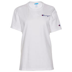 Women's - Champion The Boyfriend T-Shirt - White/Blue
