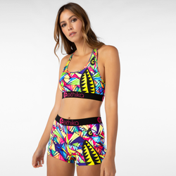Women's - Ethika Graphic Sports Bra - Multi/Multi