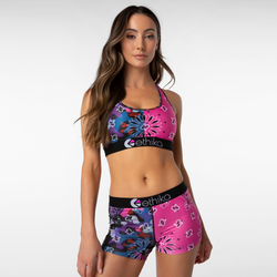 Women's - Ethika Graphic Sports Bra - Pink/Black