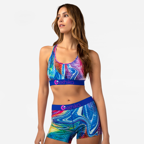 

Ethika Womens Ethika Graphic Sports Bra - Womens Multi Size M