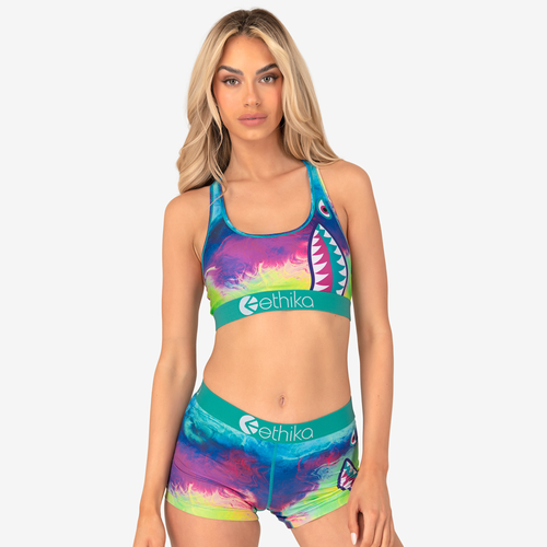 

Ethika Womens Ethika Graphic Sports Bra - Womens Multi Color Size M