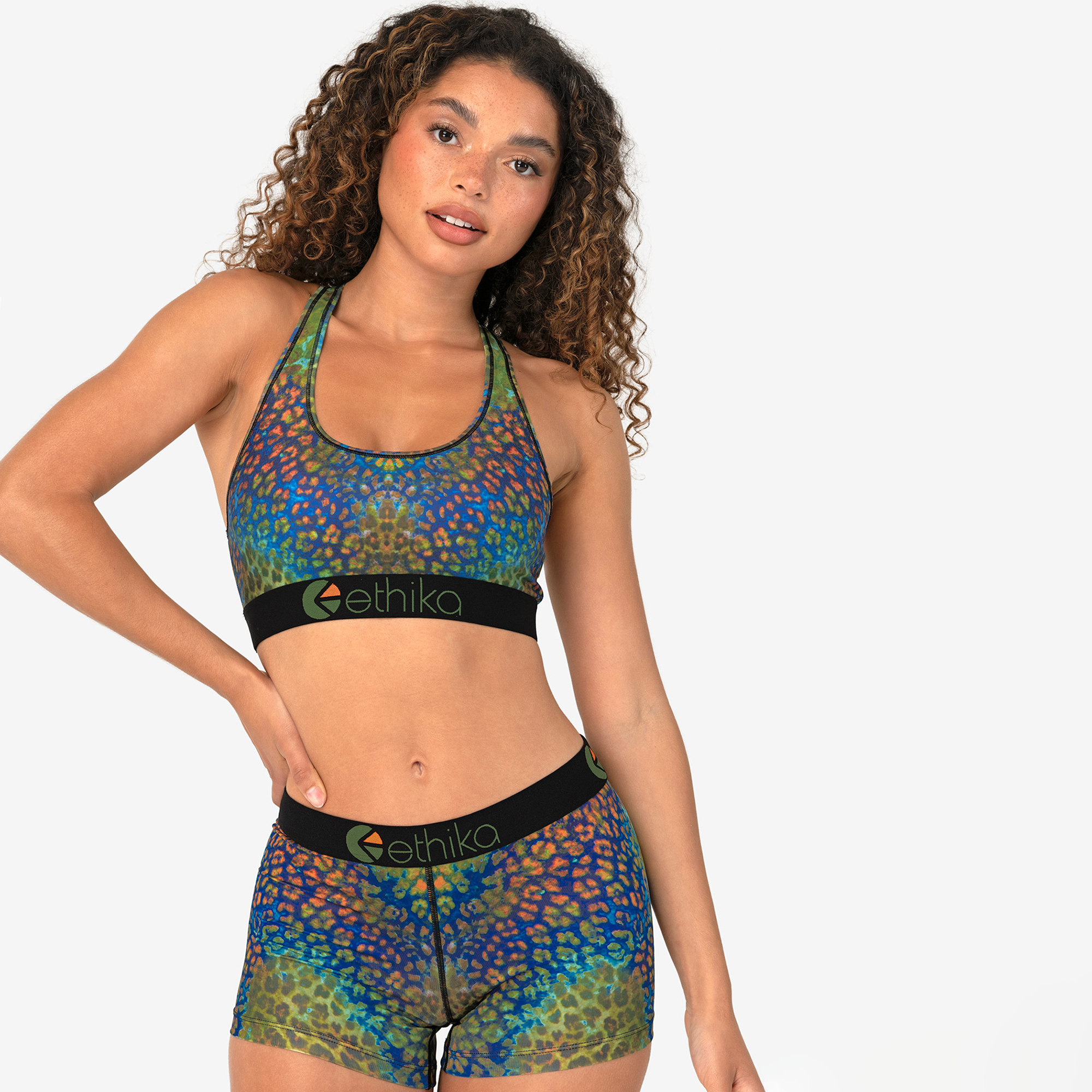 ETHIKA Banda Sports Bra - BLK/WHT