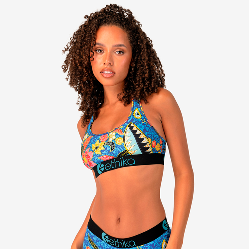 

Ethika Womens Ethika BMR Batik Sports Bra - Womens Multi/Blue Size XS