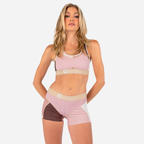 Ethika Womens Graphic Sports Bra In Purple/pink | ModeSens