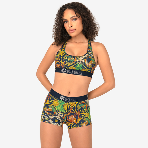 

Ethika Womens Ethika Graphic Staple Shorts - Womens Black/White Size L