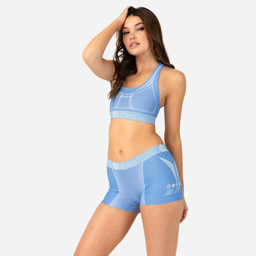 

Ethika Womens Ethika Graphic Staple Shorts - Womens Blue/Blue Size XS