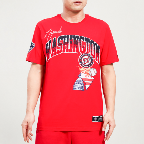 Pro Standard Men Pro Standard Washington Nationals Tee Red LG