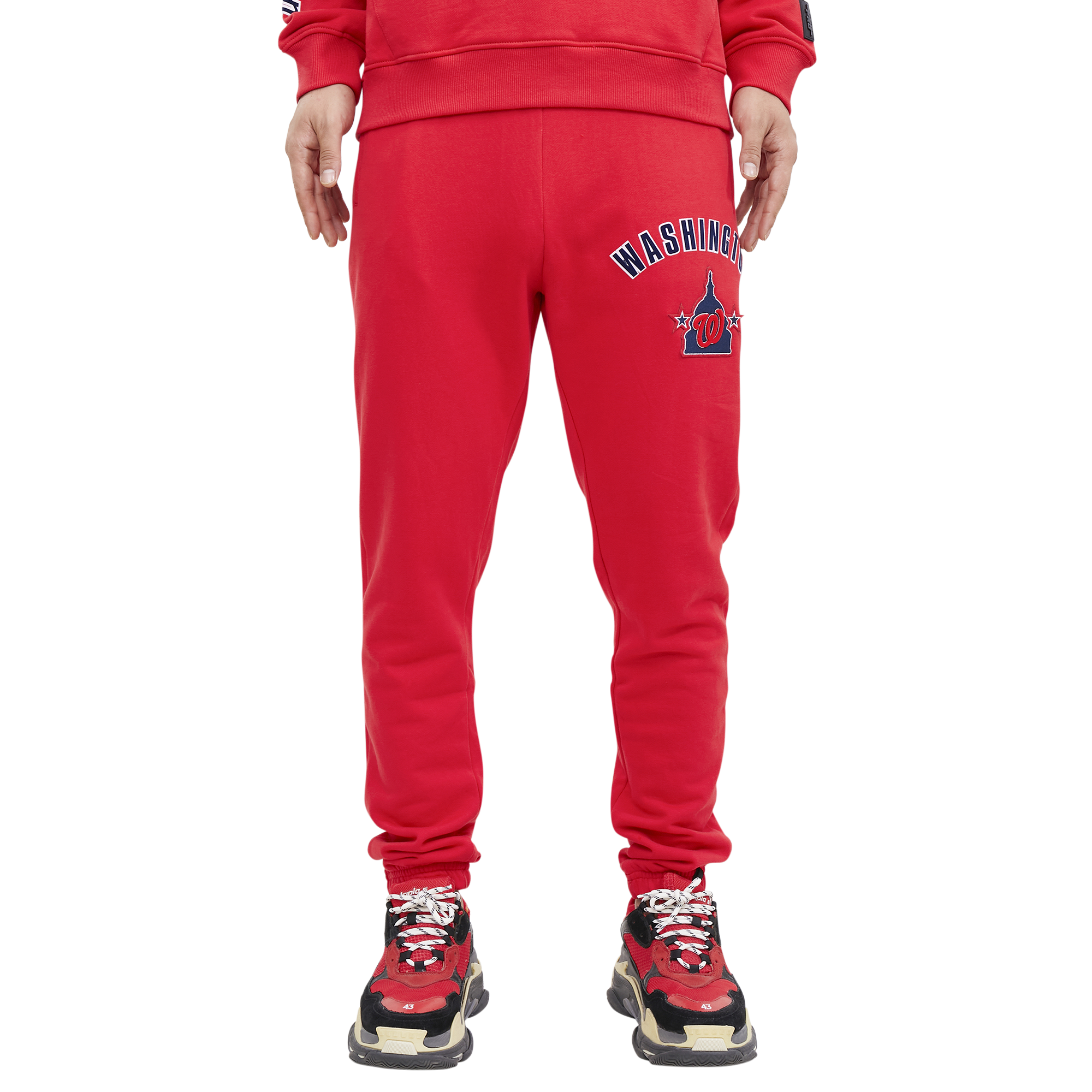 Pro Standard Nationals Stacked Logo Joggers - Men's
