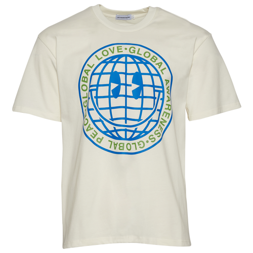 Aware Brand Mens  Globe Love T-shirt In White